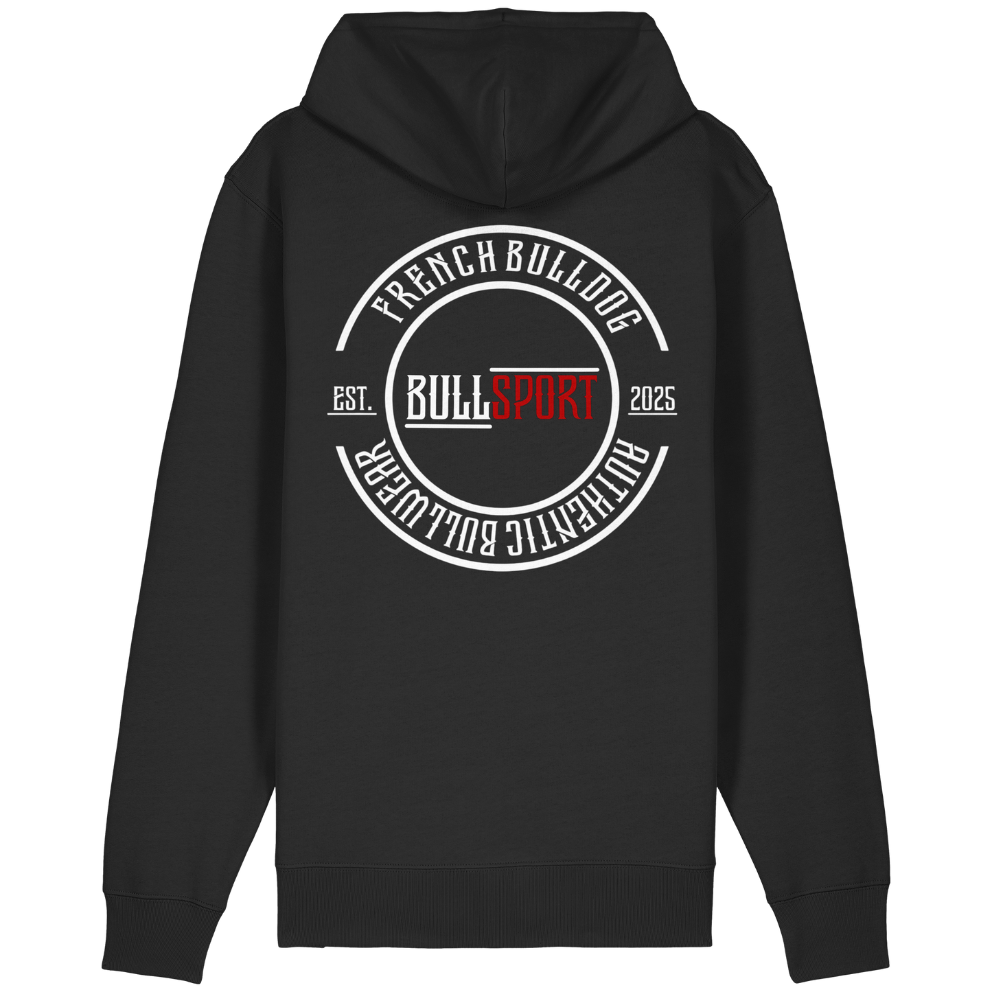 Zip Hoodie Circle EST.2025 French Bulldog