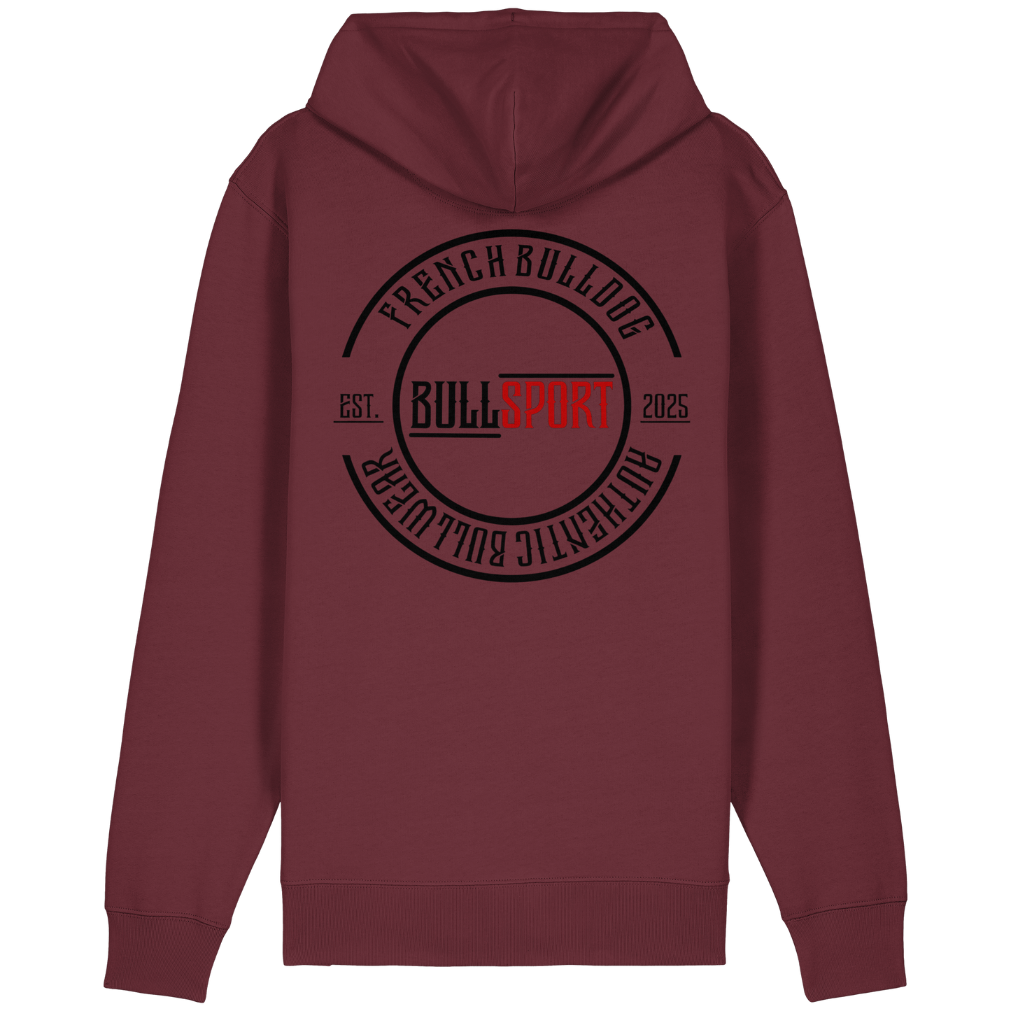 Zip Hoodie Circle EST.2025 French Bulldog