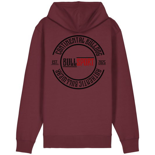 Zip Hoodie Circle EST.2025 Continental Bulldog