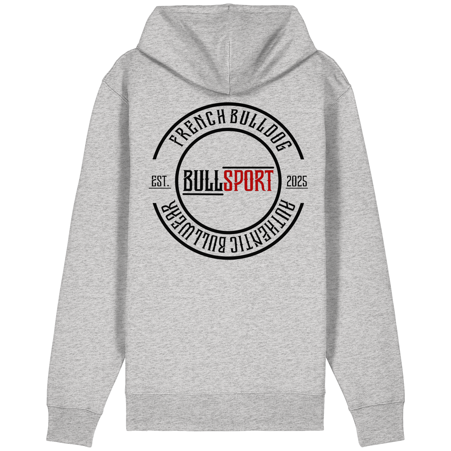 Zip Hoodie Circle EST.2025 French Bulldog