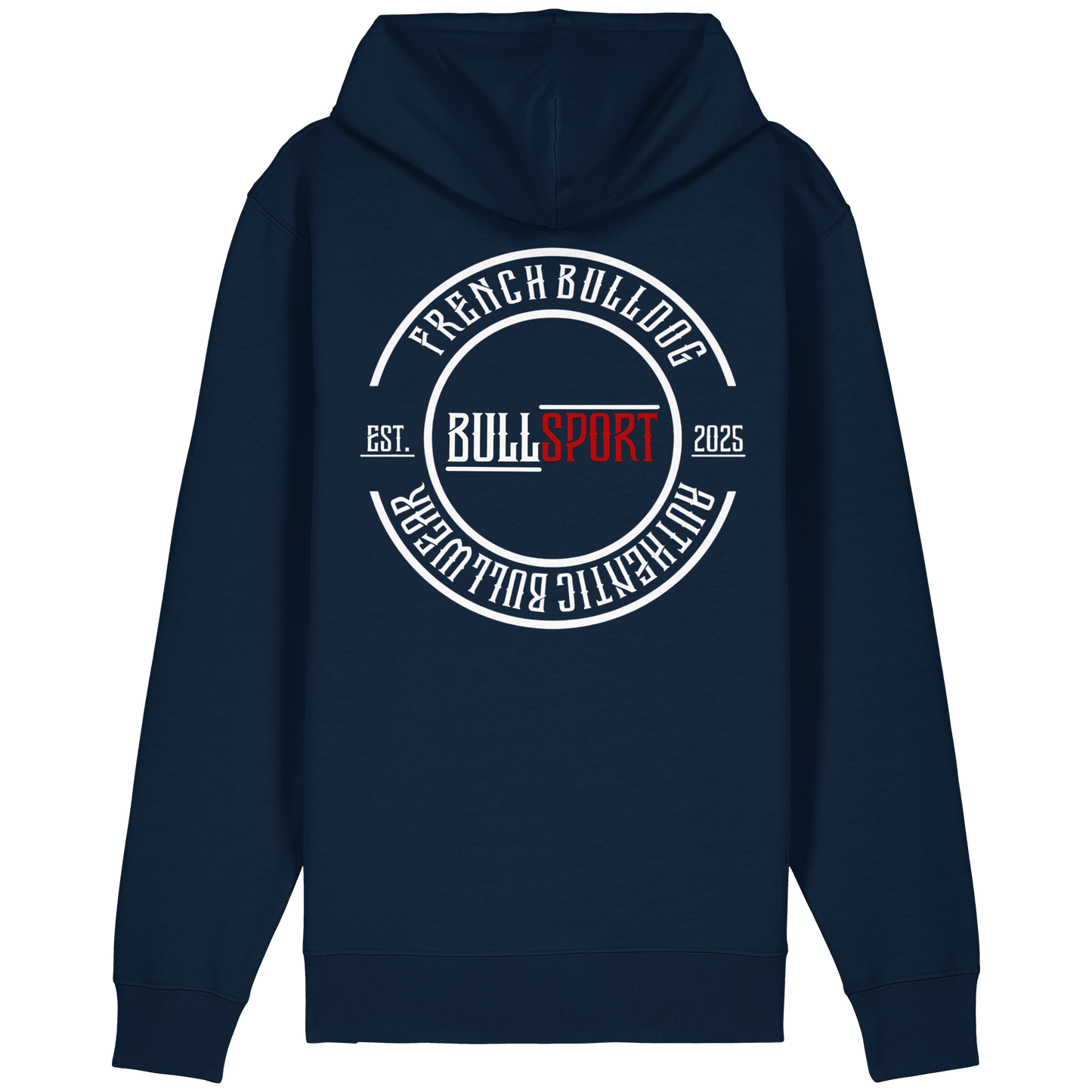 Zip Hoodie Circle EST.2025 French Bulldog