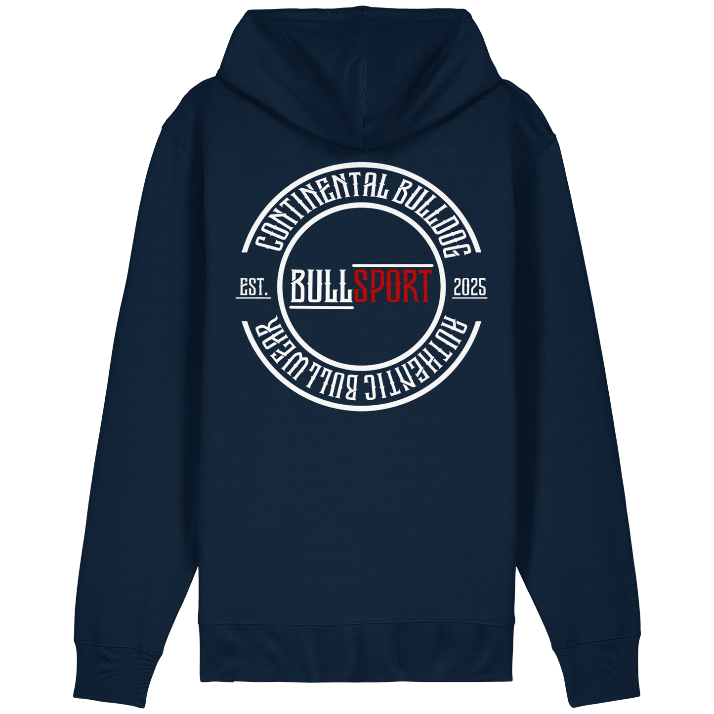 Zip Hoodie Circle EST.2025 Continental Bulldog