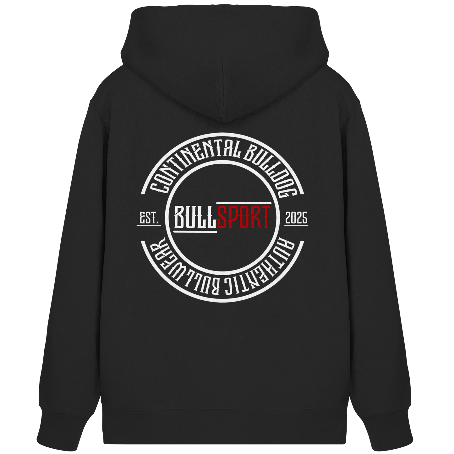 Zip Hoodie Continental Bulldog Circle EST.2025