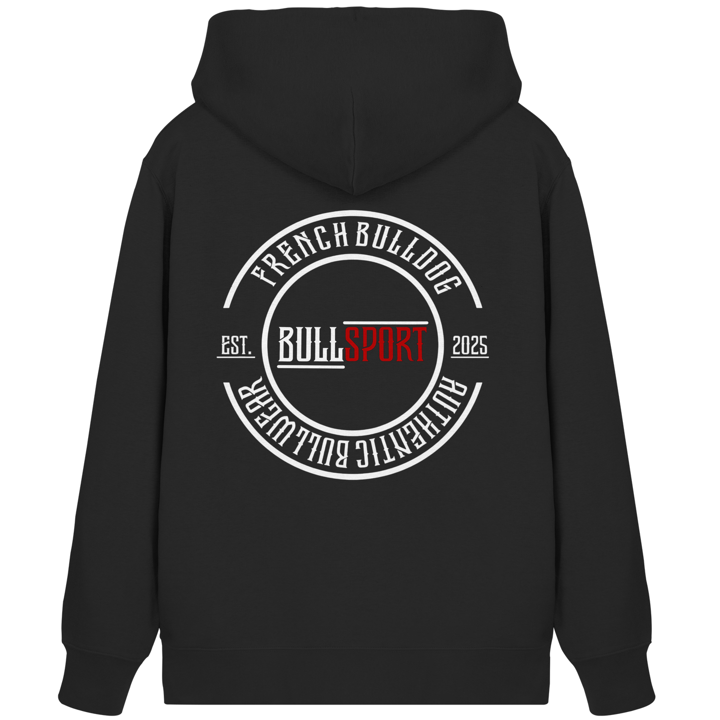 Zip hoodie French Bulldog Circle EST.2025