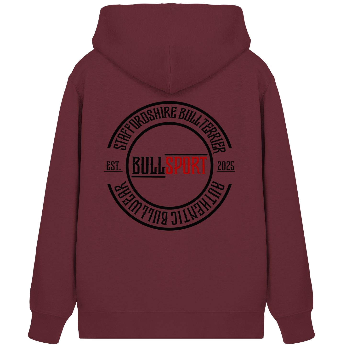 ZIP Hoodie Staffordshire Bullterrier Circle EST.2025