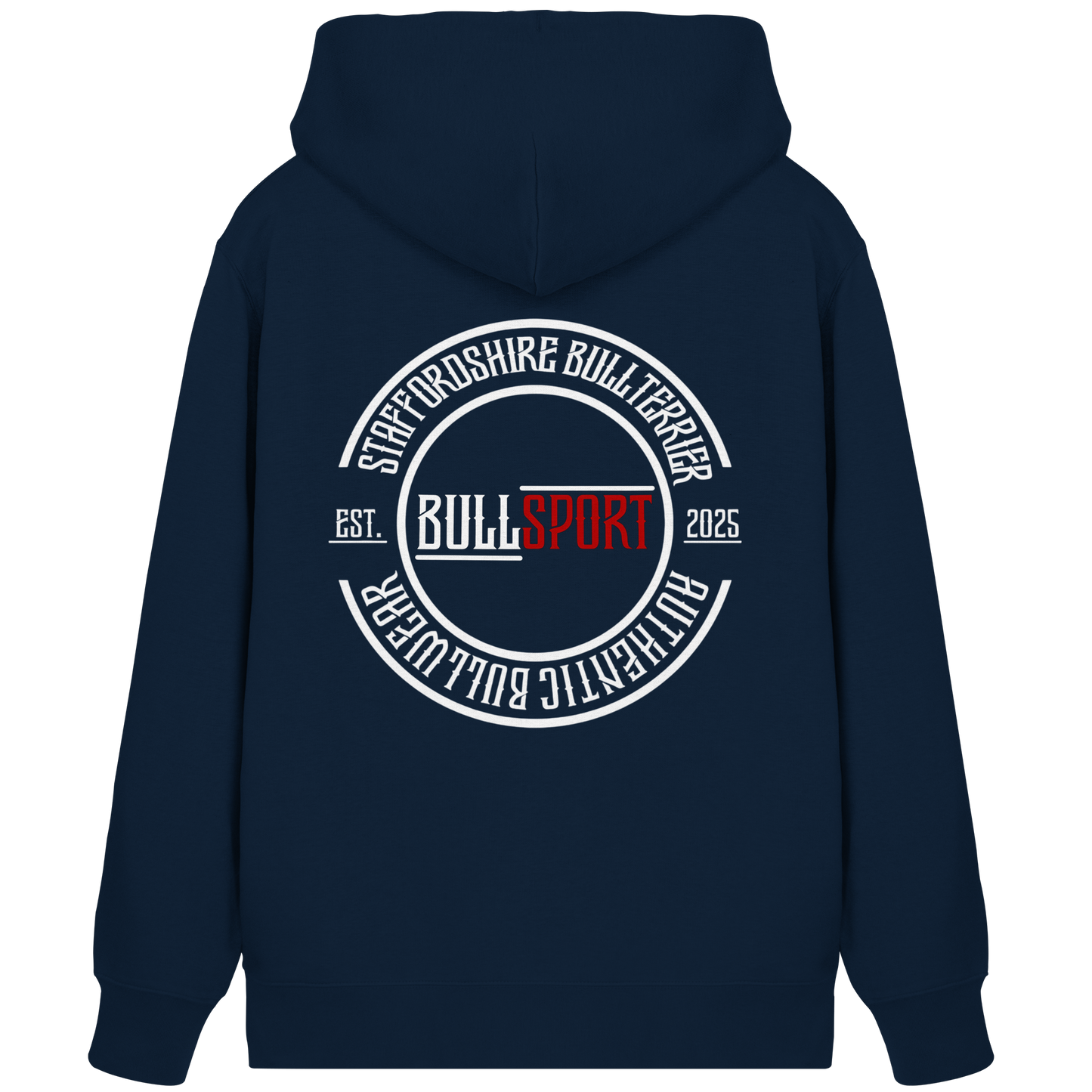 ZIP Hoodie Staffordshire Bullterrier Circle EST.2025