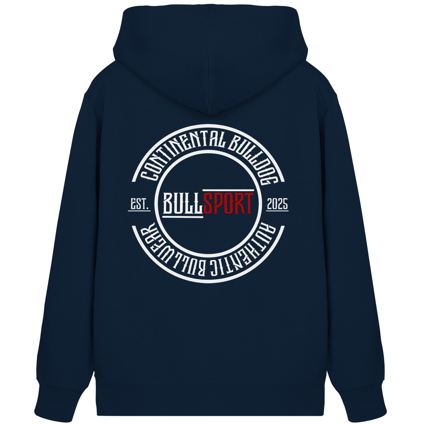 Zip Hoodie Continental Bulldog Circle EST.2025