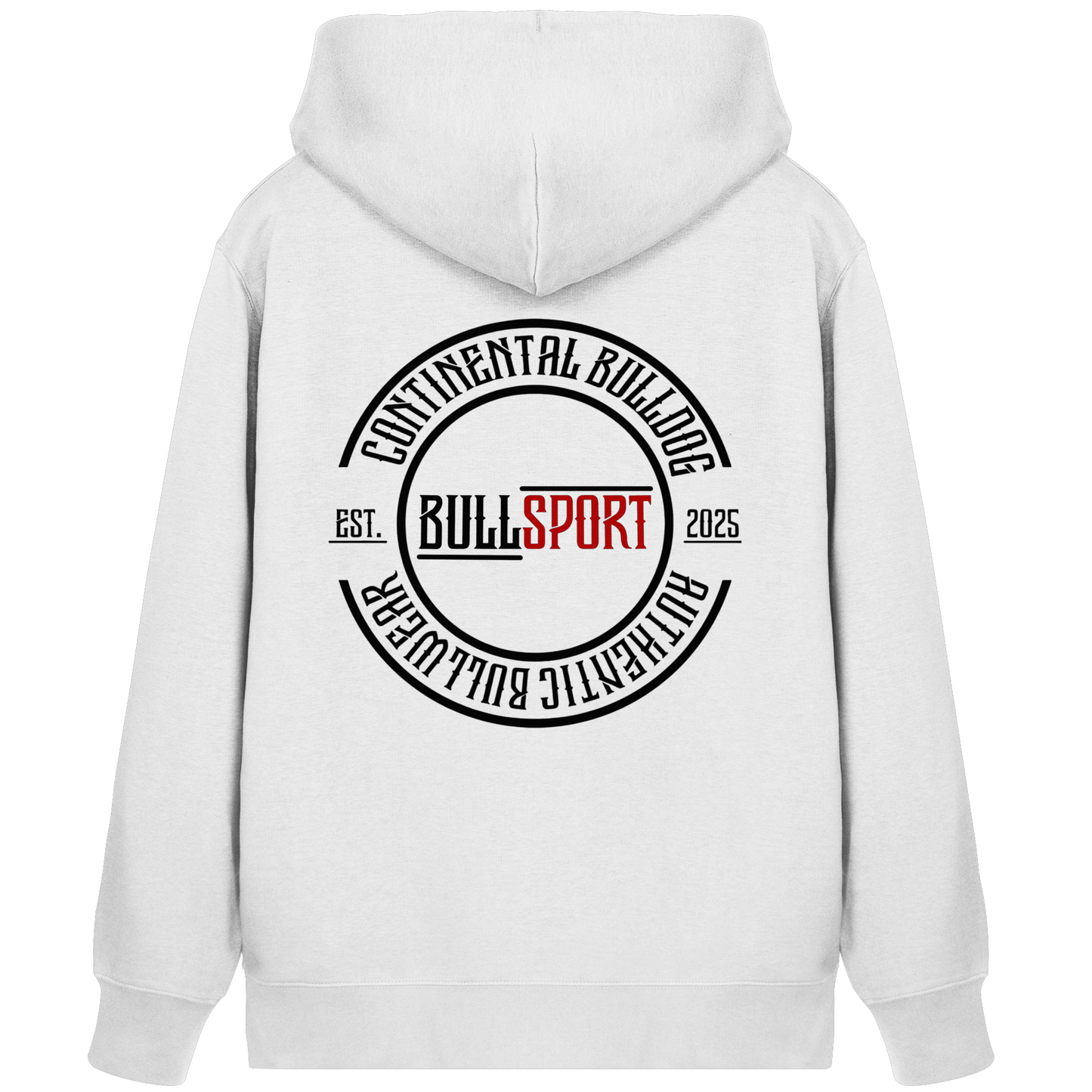 Zip Hoodie Continental Bulldog Circle EST.2025
