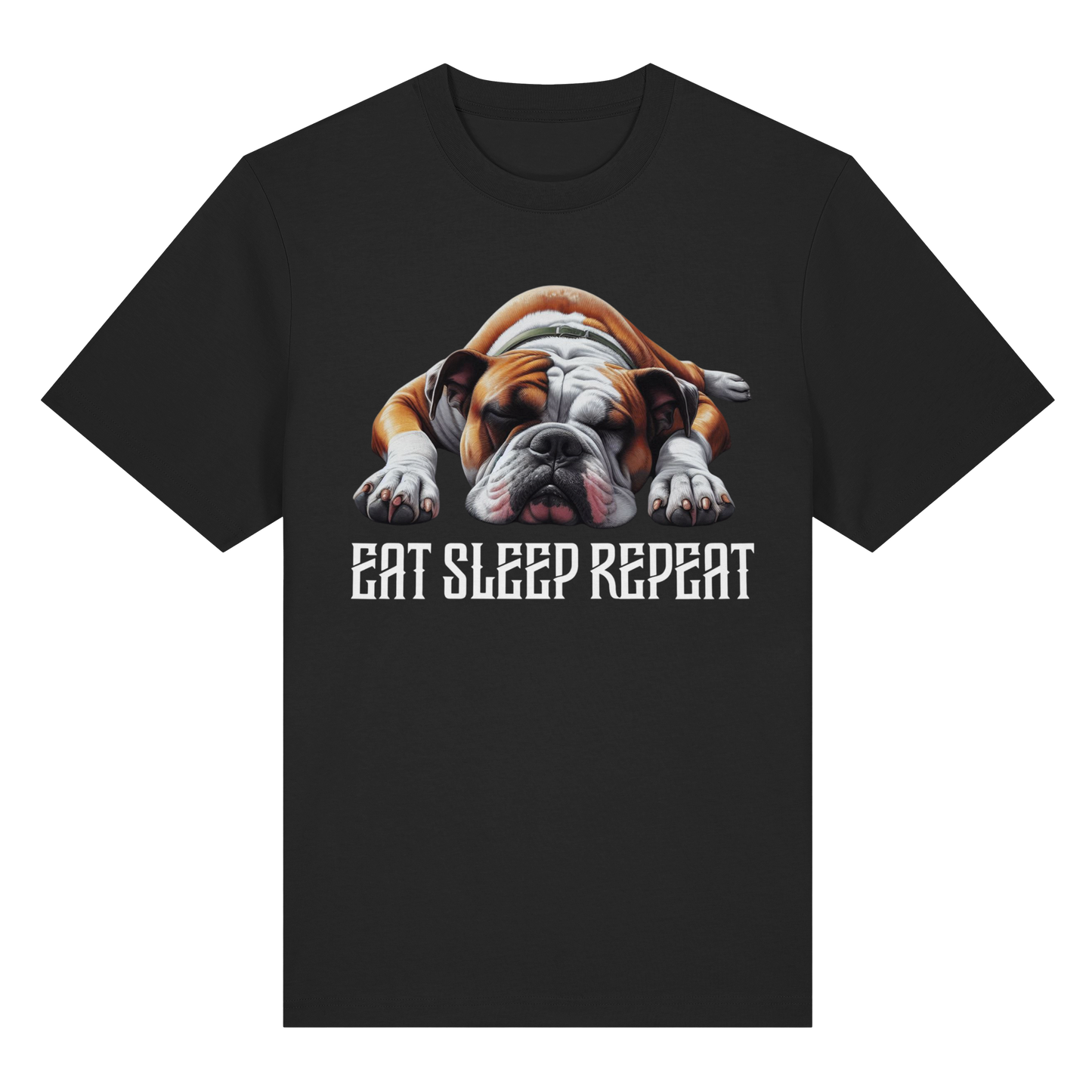 T-Shirt Eat Sleep Repeat Bulldog