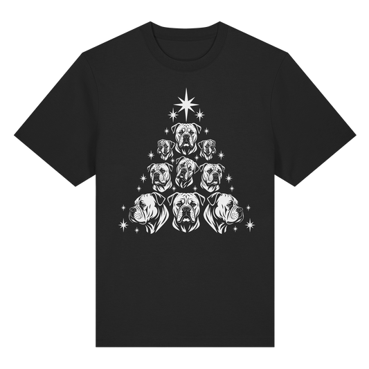 T-Shirt Bulldog Christbaum