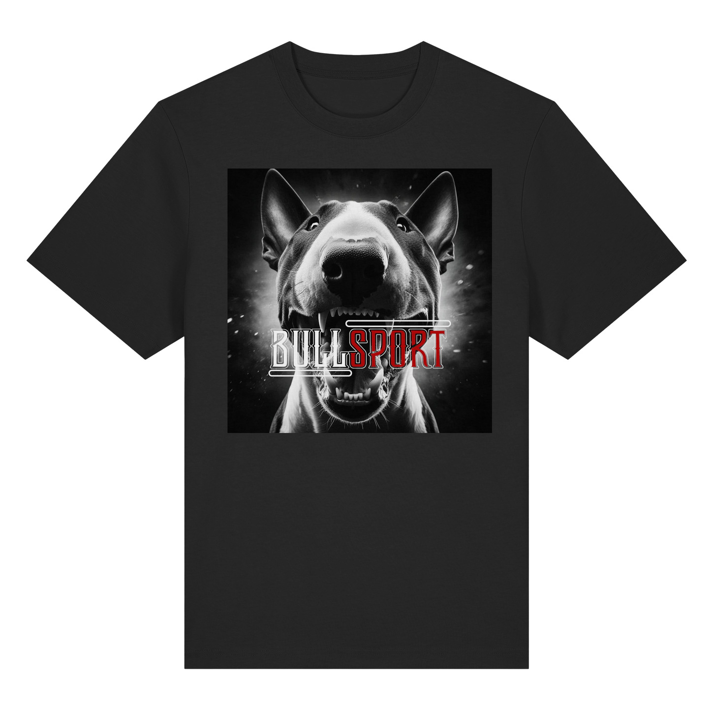 T-Shirt Angry Bullterrier
