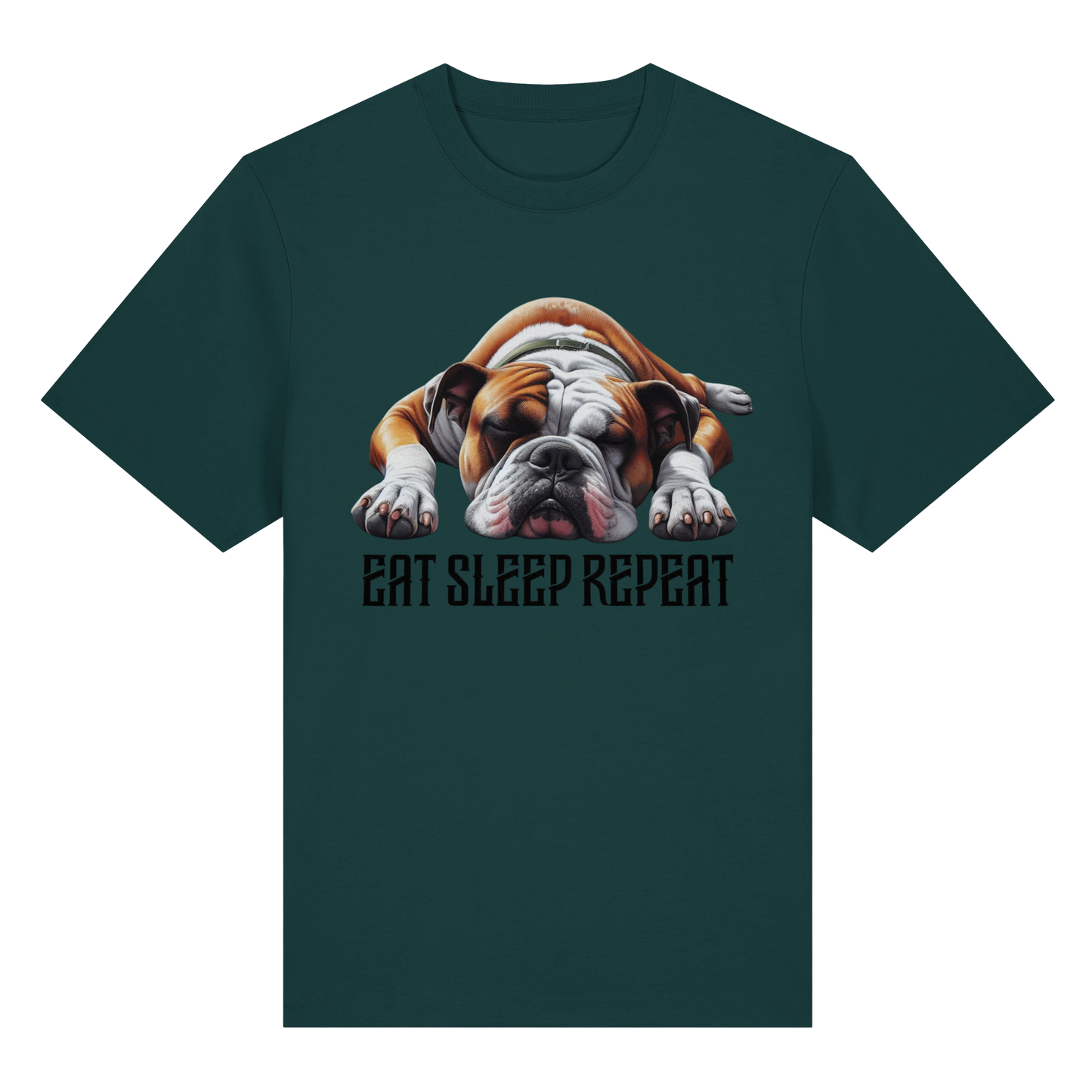 T-Shirt Eat Sleep Repeat Bulldog