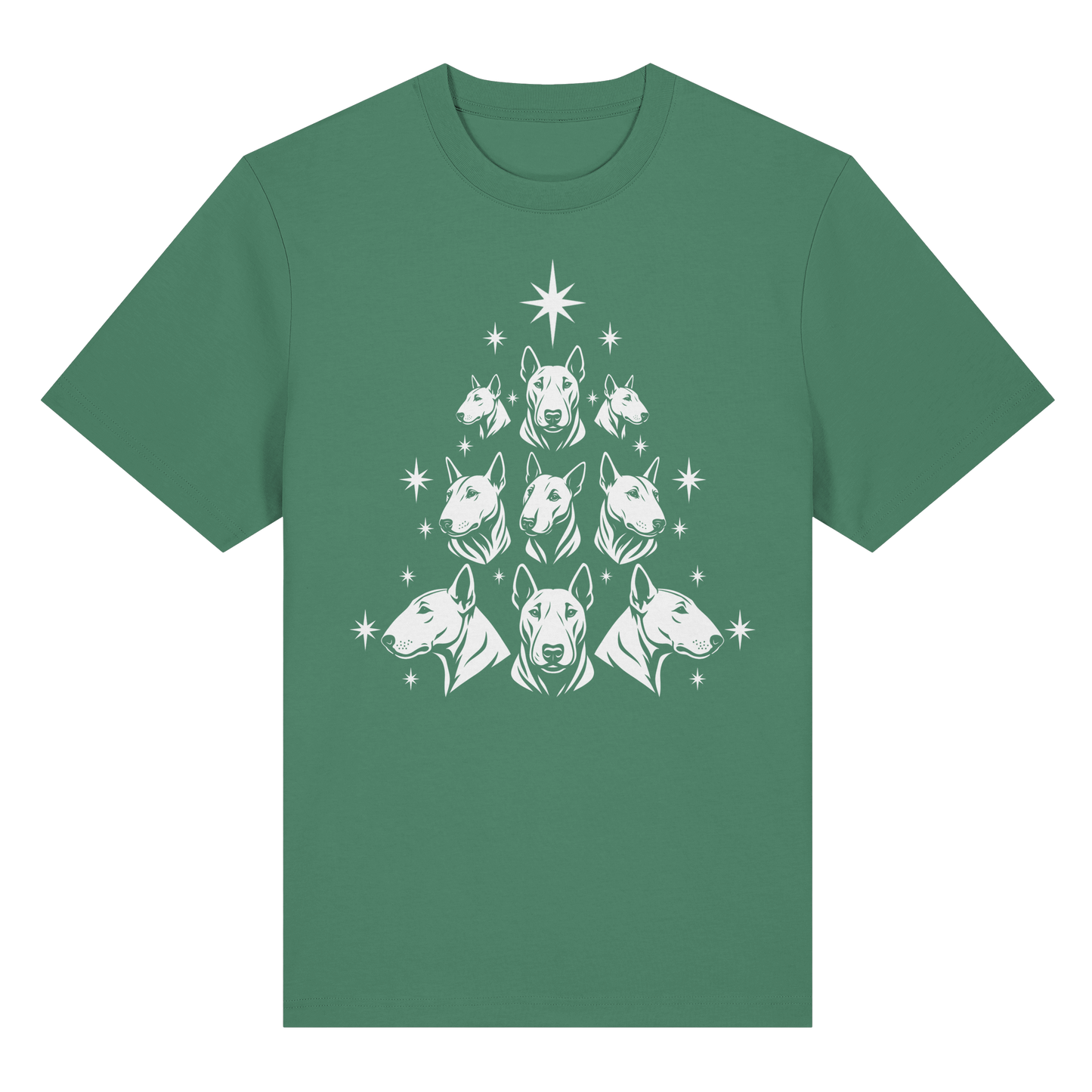 T-Shirt Bullterrier Christbaum