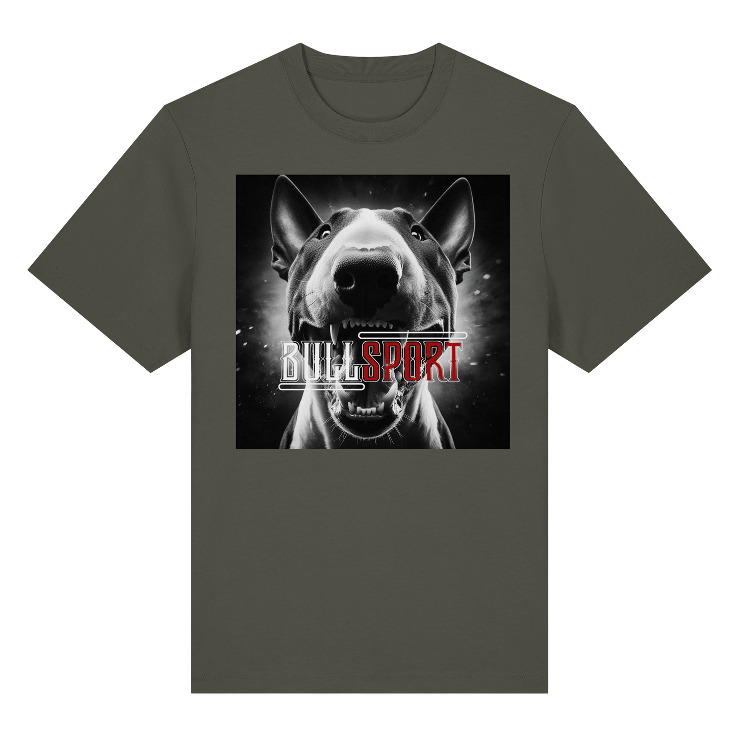T-Shirt Angry Bullterrier