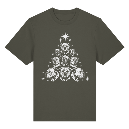 T-Shirt Bulldog Christbaum