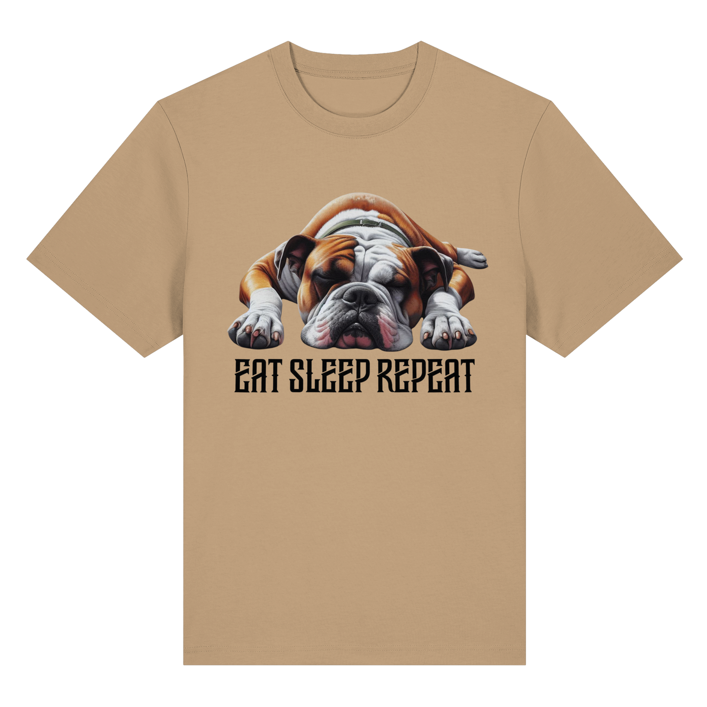 T-Shirt Eat Sleep Repeat Bulldog