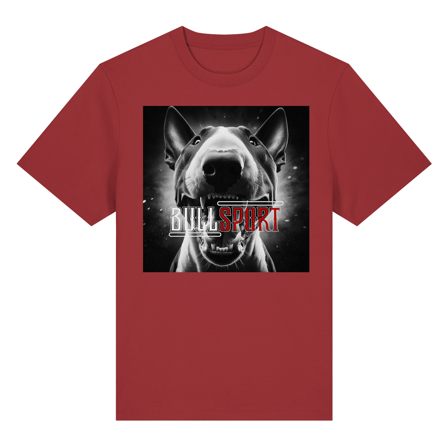 T-Shirt Angry Bullterrier