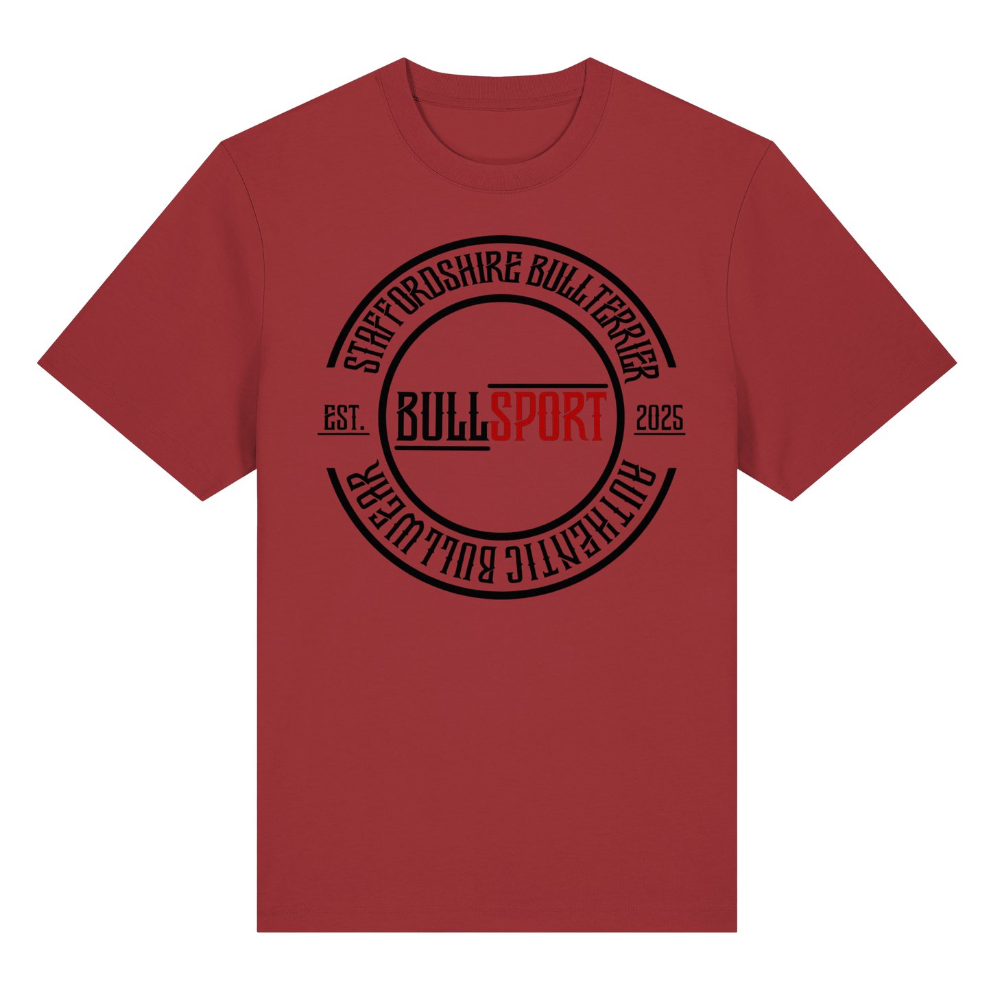T-Shirt Staffordshire Bullterrier Circle EST.2025