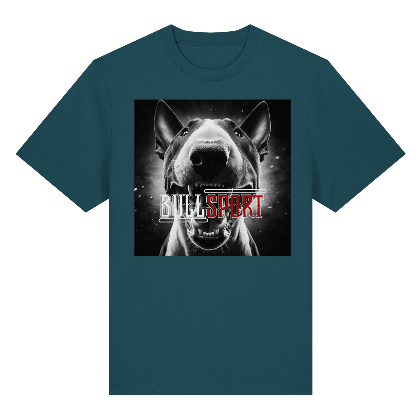 T-Shirt Angry Bullterrier