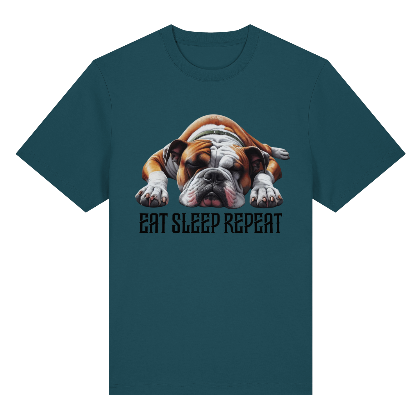 T-Shirt Eat Sleep Repeat Bulldog