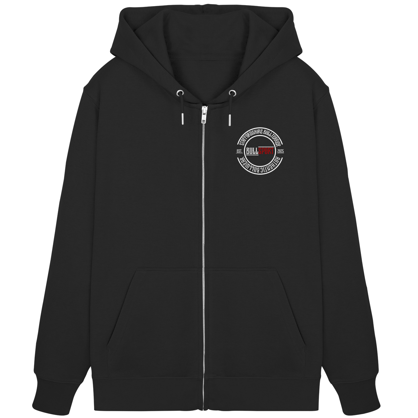 ZIP Hoodie Staffordshire Bullterrier Circle EST.2025