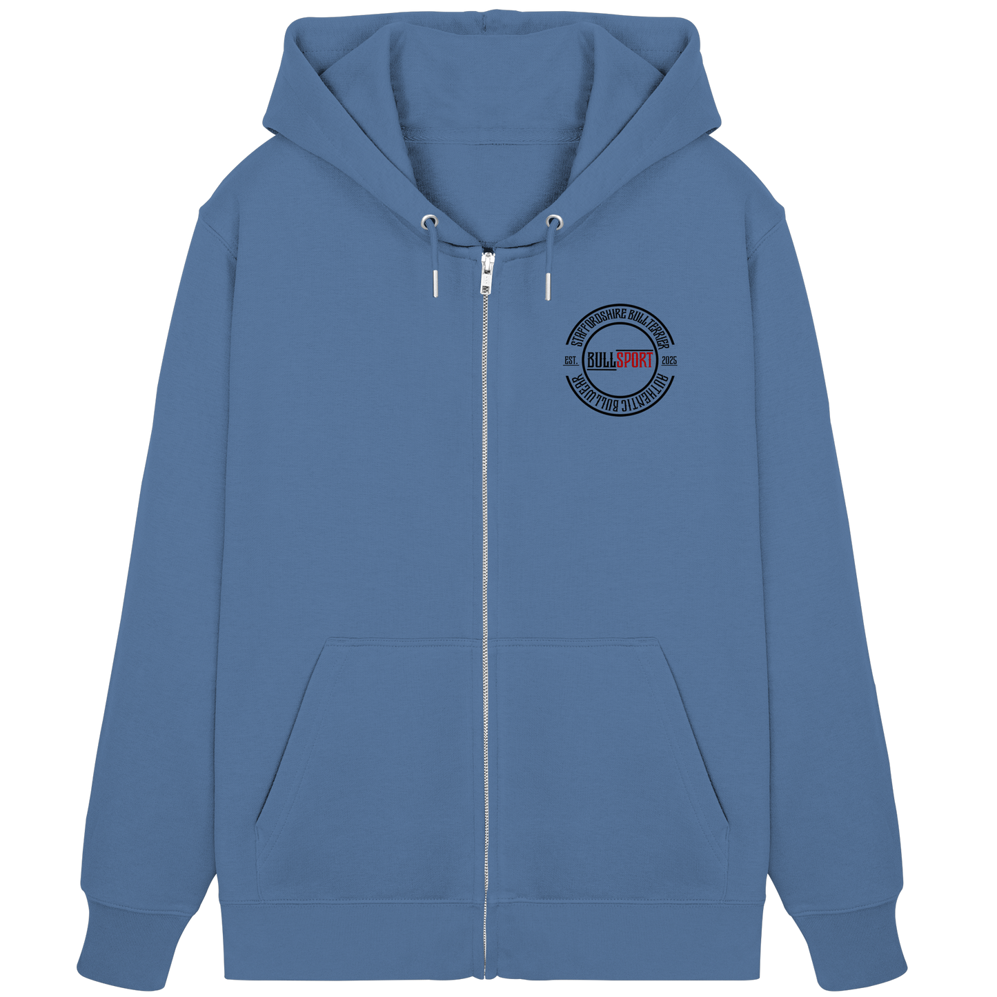 ZIP Hoodie Staffordshire Bullterrier Circle EST.2025