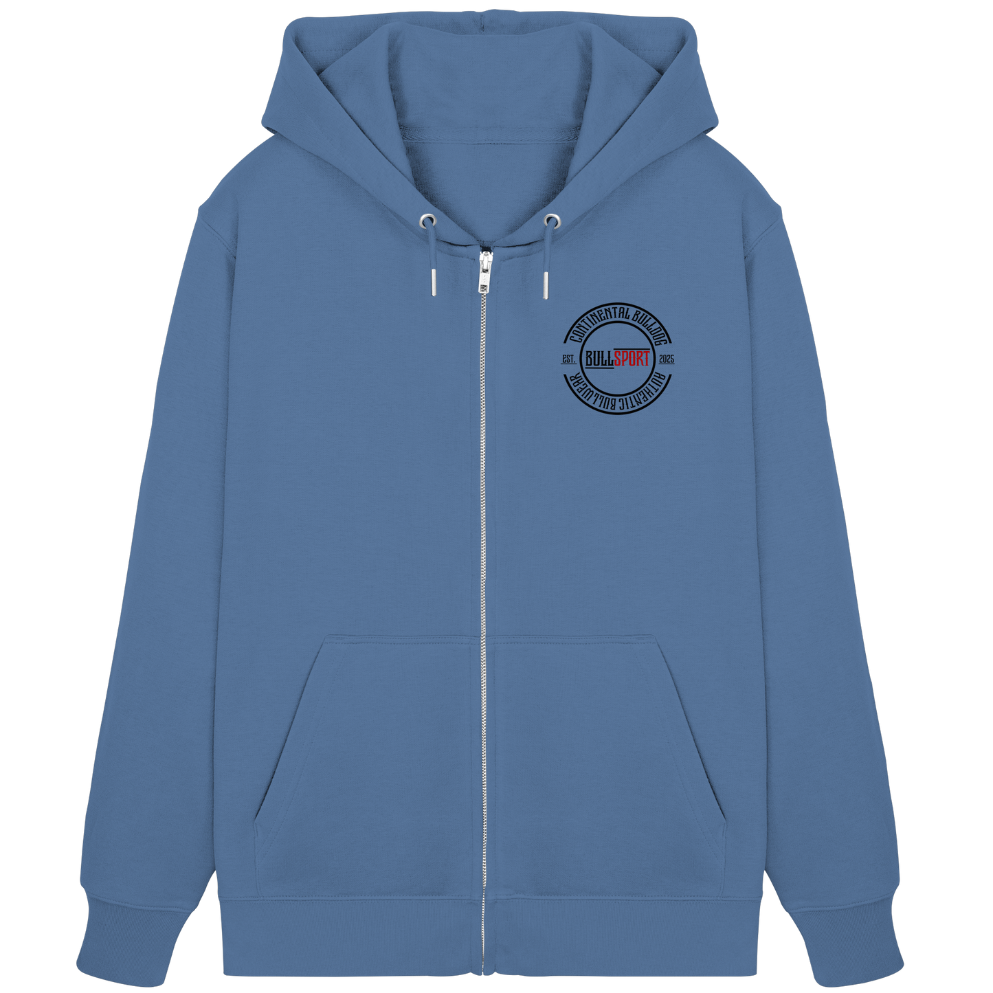 Zip Hoodie Continental Bulldog Circle EST.2025