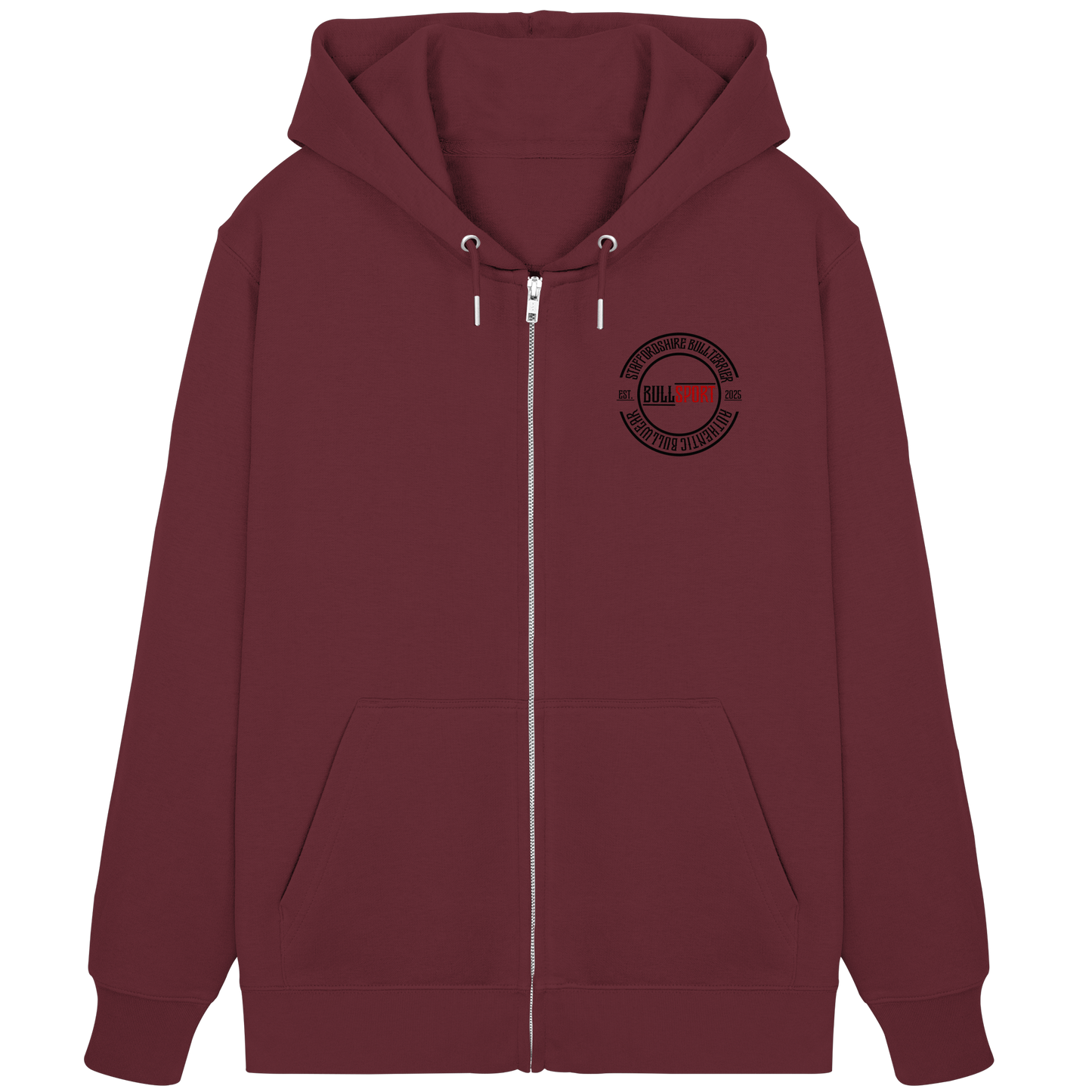 ZIP Hoodie Staffordshire Bullterrier Circle EST.2025