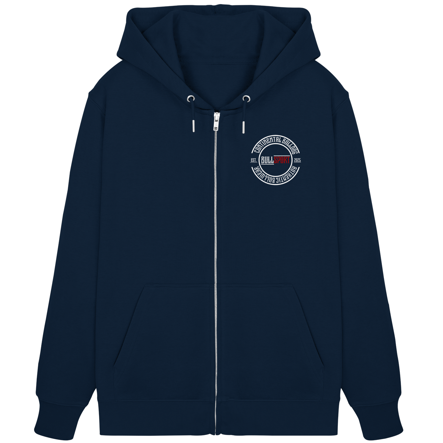 Zip Hoodie Continental Bulldog Circle EST.2025