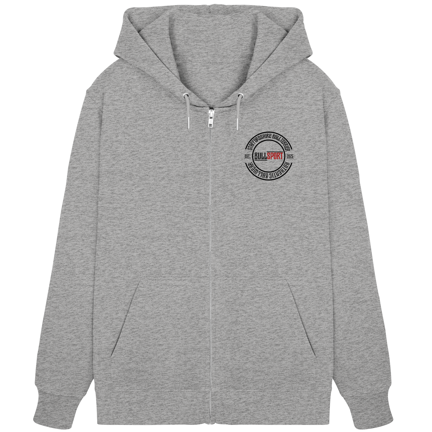 ZIP Hoodie Staffordshire Bullterrier Circle EST.2025