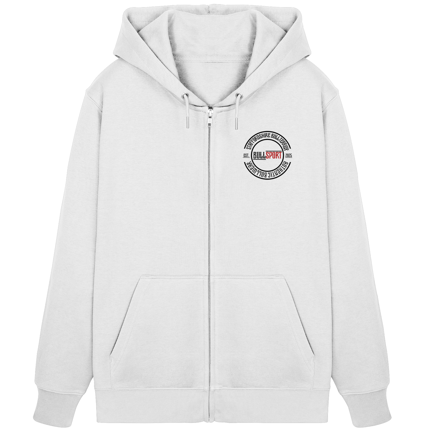 ZIP Hoodie Staffordshire Bullterrier Circle EST.2025