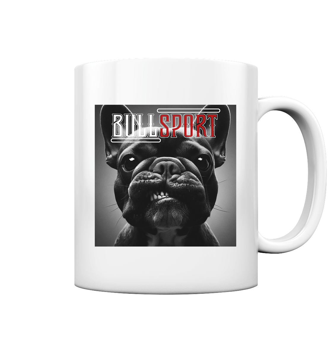 Angry Frenchie Tasse