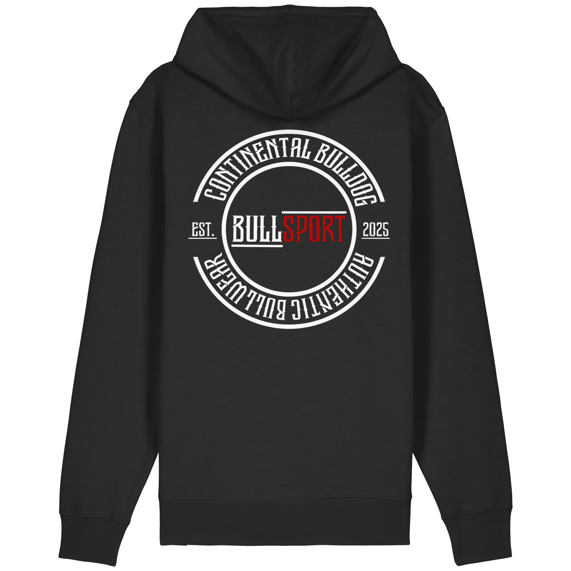 ZIP Hoodie Circle EST.2025 Continental Bulldog - BULLSPORT