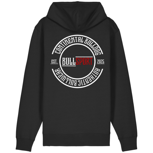 ZIP Hoodie Circle EST.2025 Continental Bulldog - BULLSPORT