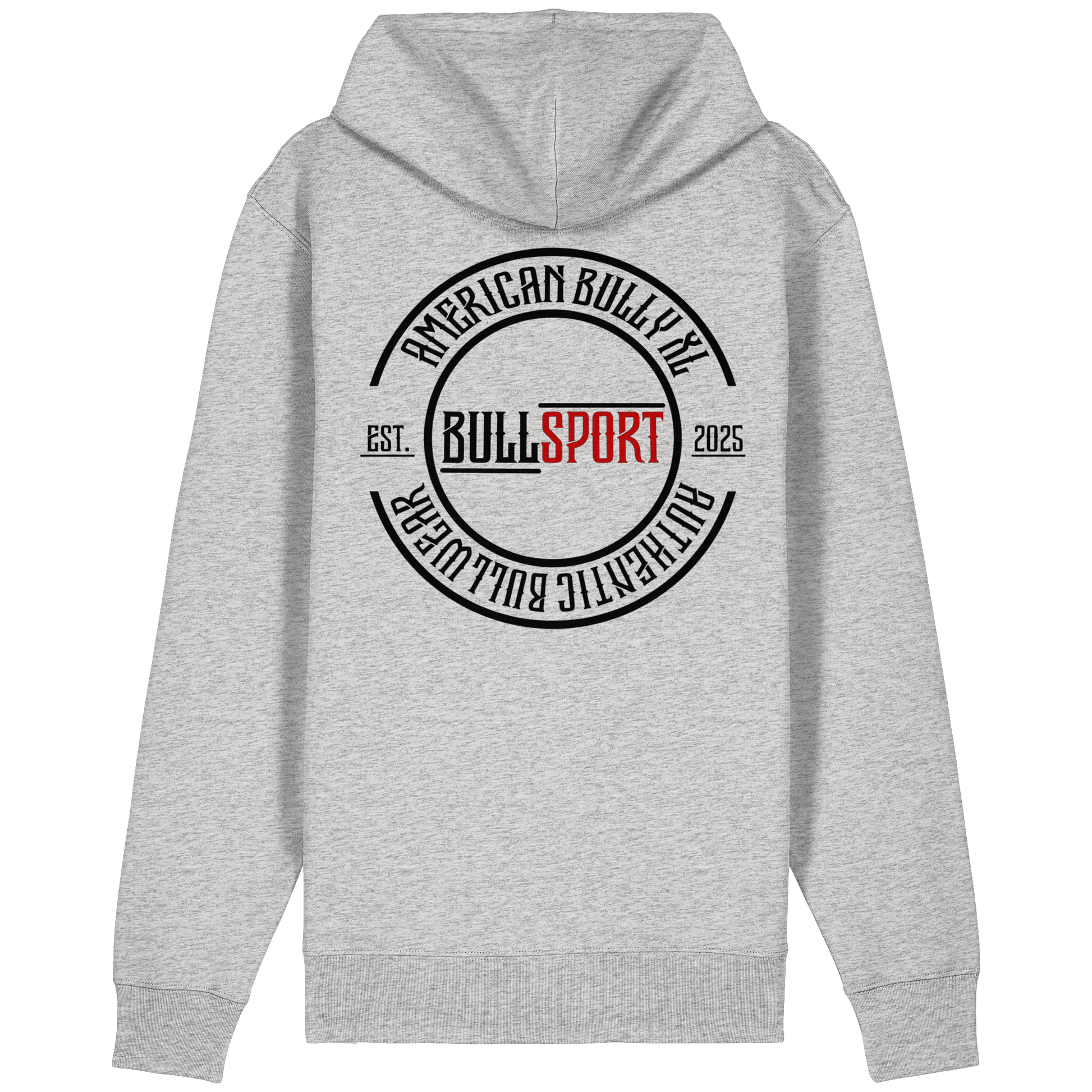Zip Hoodie Circle EST.2025 American Bully XL - BULLSPORT