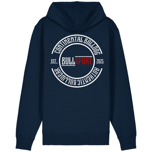 Zip Hoodie Circle EST.2025 Continental Bulldog - BULLSPORT