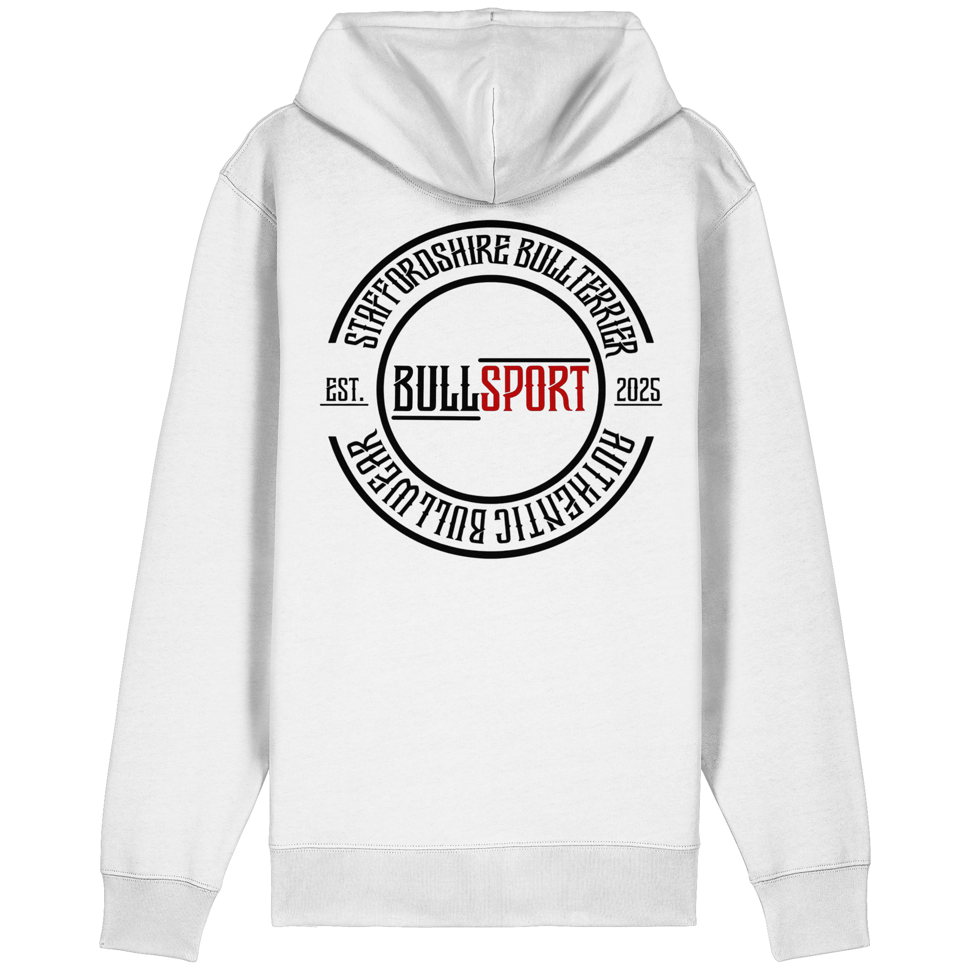 Zip Hoodie Circle EST.2025 Staffordshire Bullterrier - BULLSPORT