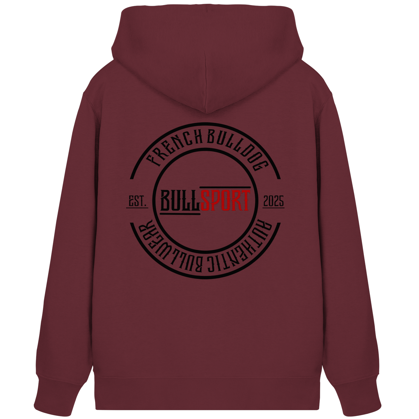 Zip hoodie French Bulldog Circle EST.2025