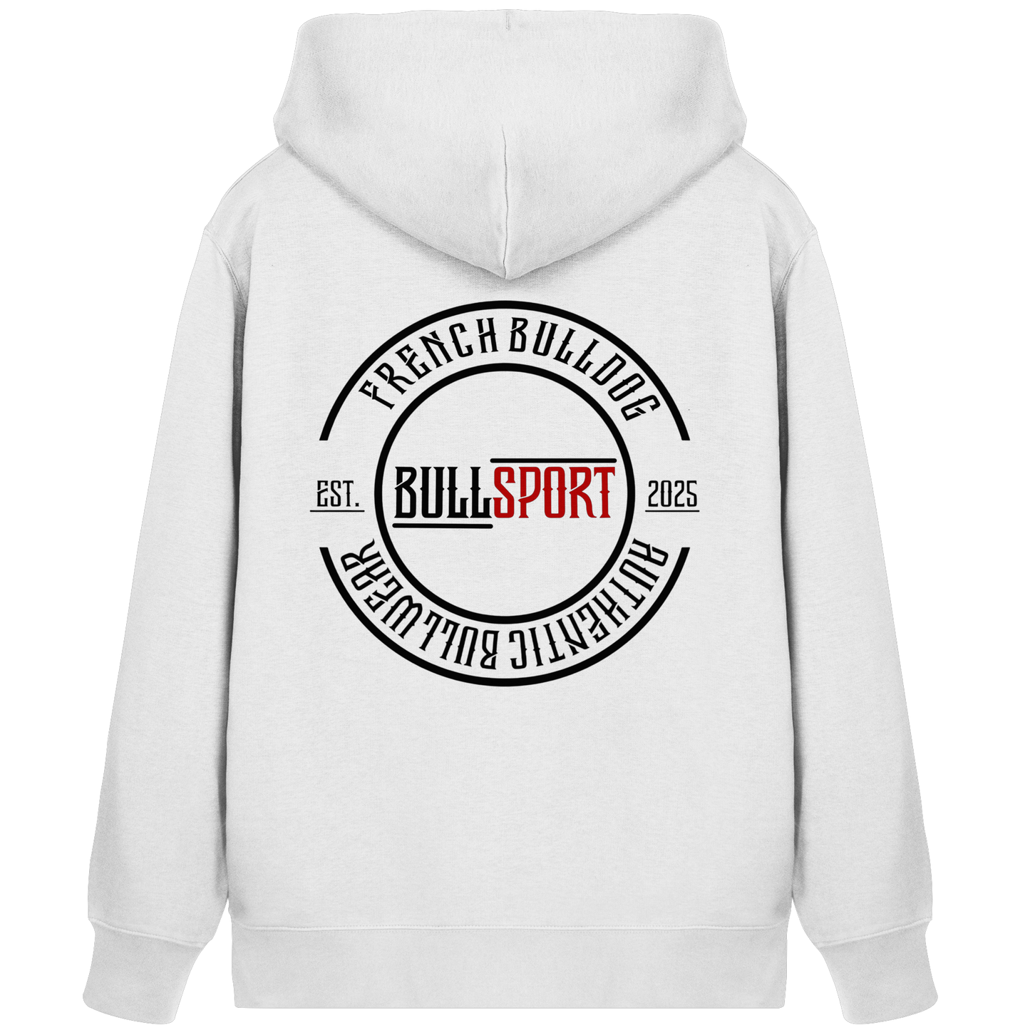 Zip hoodie French Bulldog Circle EST.2025