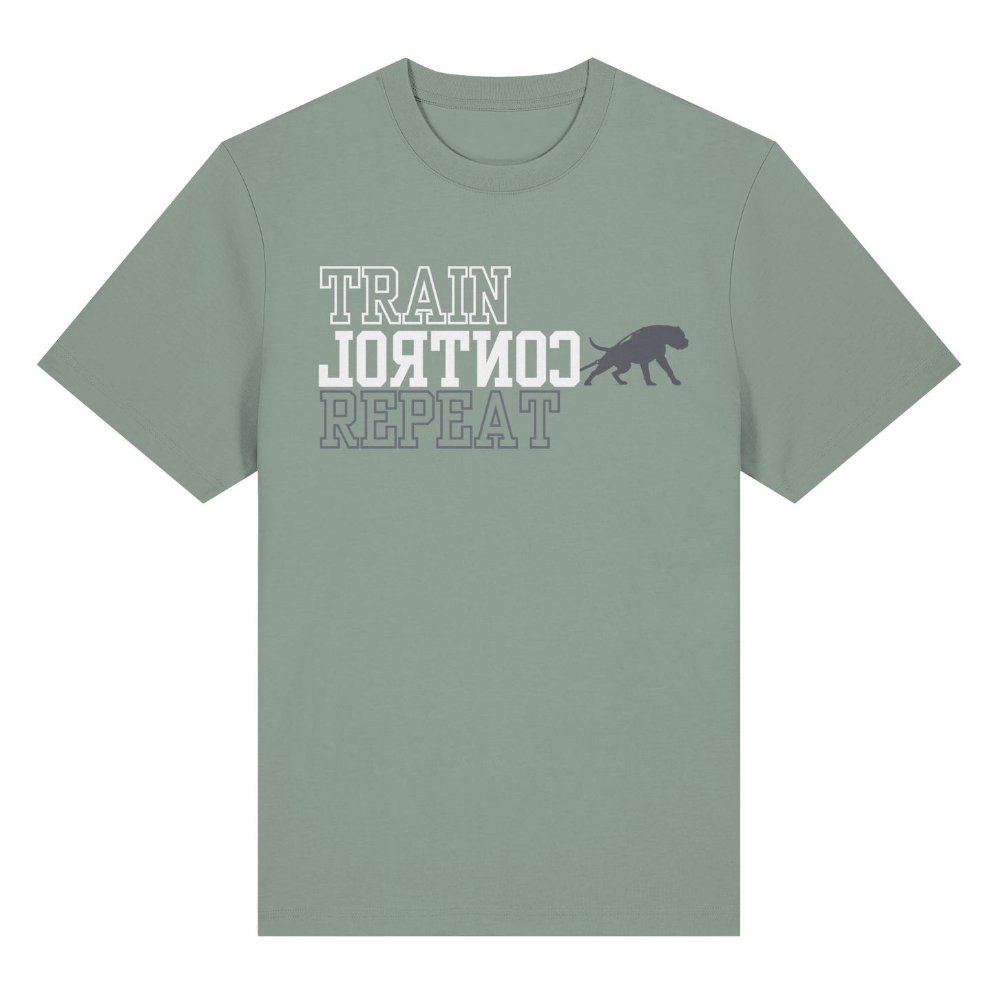 T-Shirt DOG TRAIN CONTROL REPEAT - BULLSPORT