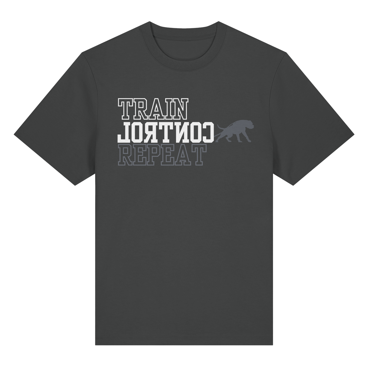 T-Shirt DOG TRAIN CONTROL REPEAT - BULLSPORT