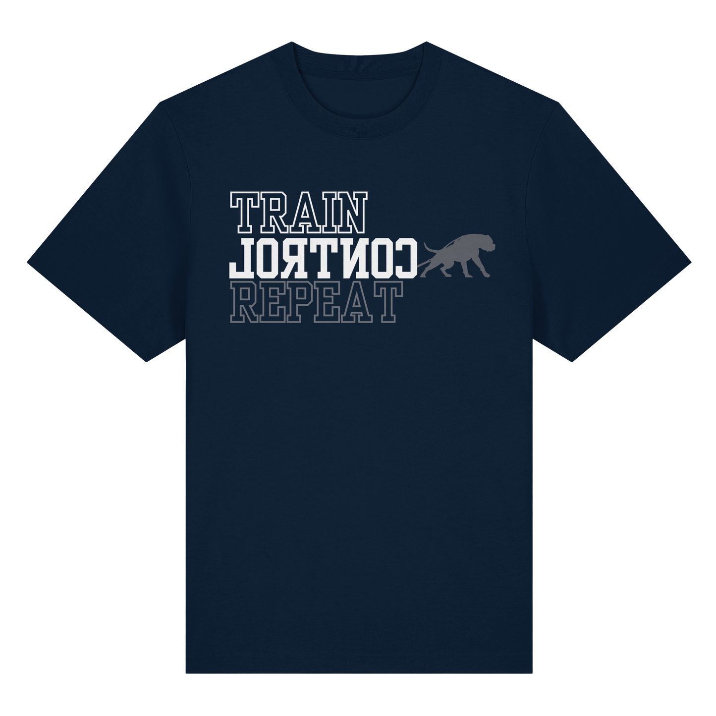 T-Shirt DOG TRAIN CONTROL REPEAT - BULLSPORT