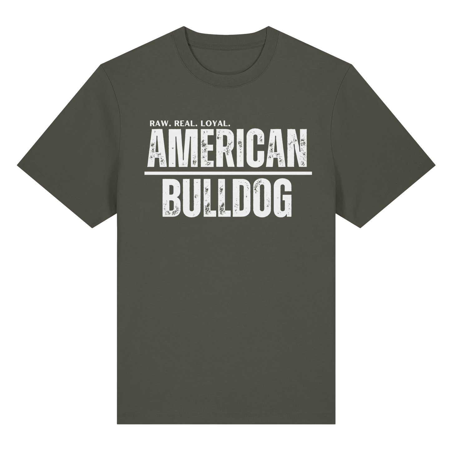 T-Shirt American Bulldog  RAW. REAL. LOYAL. - BULLSPORT