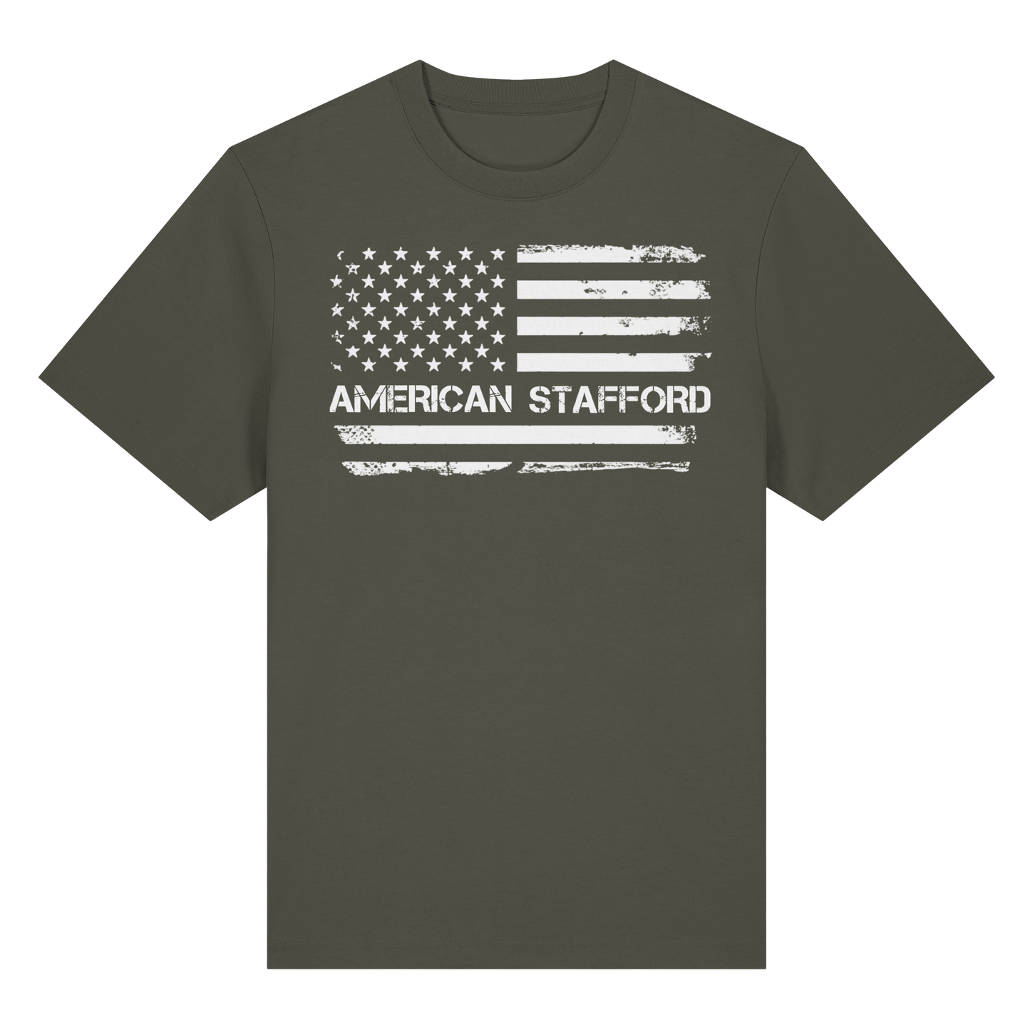 T-Shirt USA Flag American Stafford - BULLSPORT