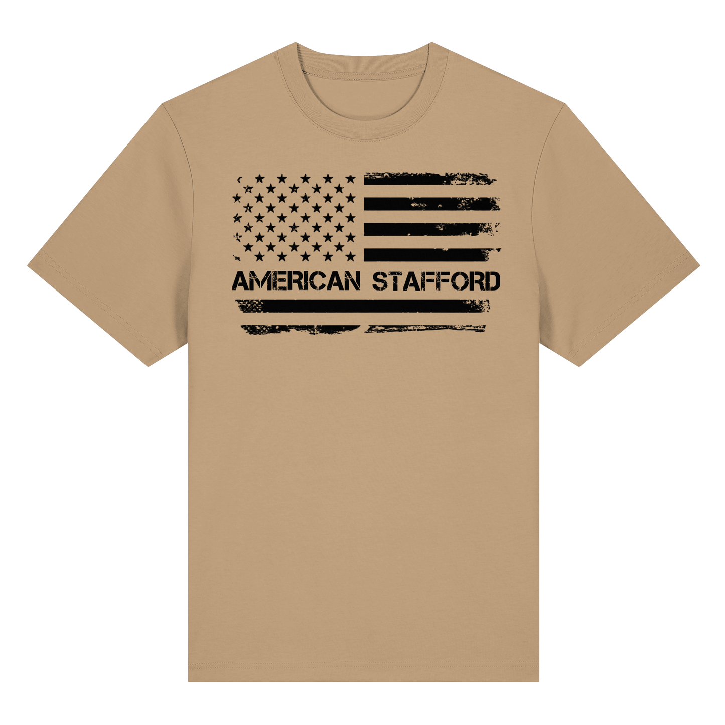 T-Shirt USA Flag American Stafford - BULLSPORT
