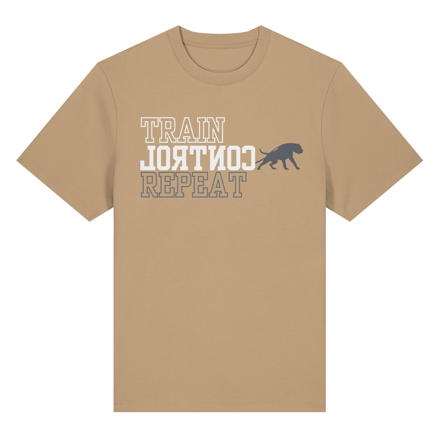 T-Shirt DOG TRAIN CONTROL REPEAT - BULLSPORT