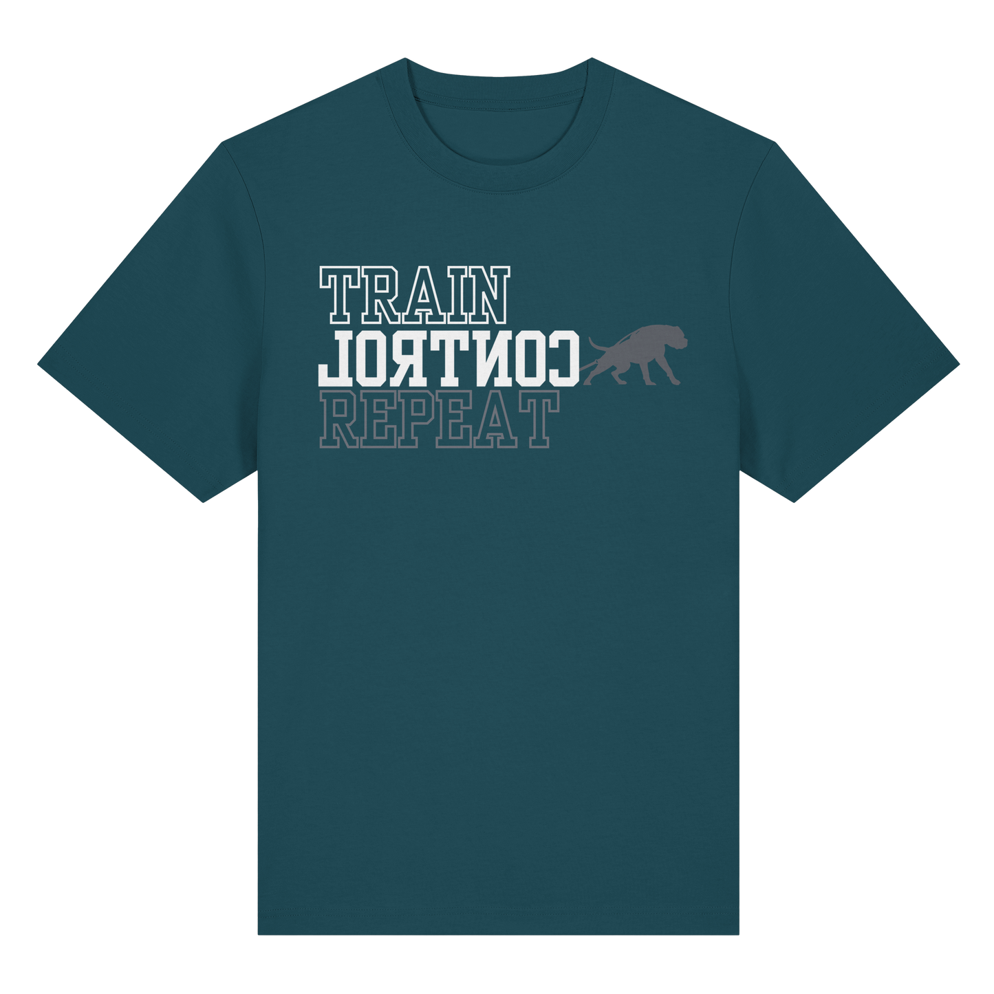 T-Shirt DOG TRAIN CONTROL REPEAT - BULLSPORT