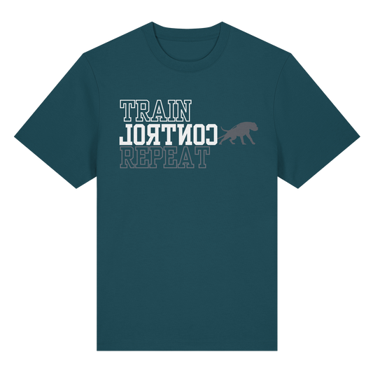 T-Shirt DOG TRAIN CONTROL REPEAT - BULLSPORT