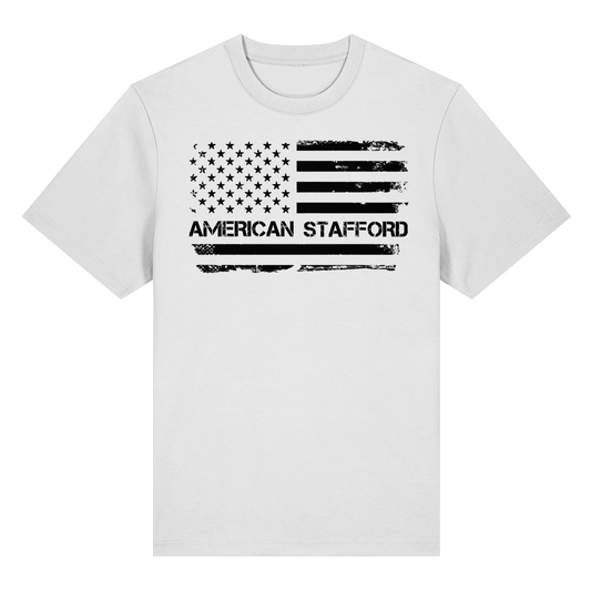 T-Shirt USA Flag American Stafford - BULLSPORT