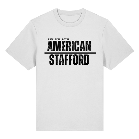 T-Shirt American Stafford RAW REAL LOYAL